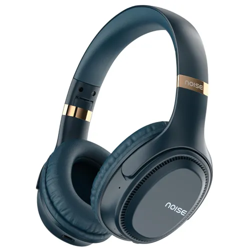 Noise Airwave Max 3 Wireless Headphone with Up To 70 hours of playtime, 40mm Driver, Dual Pairing, Low Latency(Up to 45ms), Foldable Design (Midnight Blue)