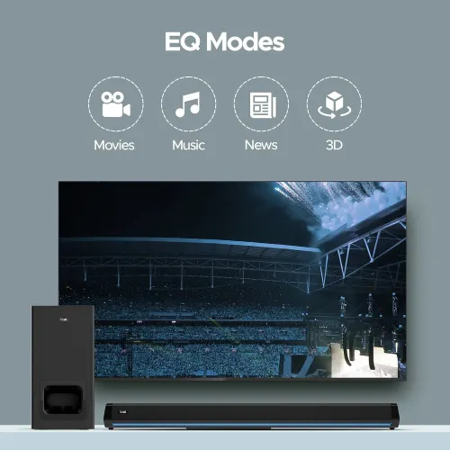 boAt Aavante Bar Maven Pro 2.1CH, 320W Multi-Connectivity Soundbar (Black) 5 boAt Aavante Bar Maven Pro 2.1CH, 320W Multi-Connectivity Soundbar (Black)