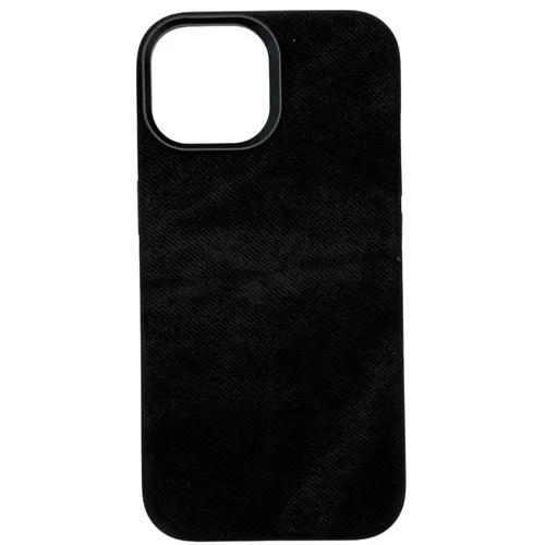 Alfred Victor Fabric Case For iPhone 15 (Black)