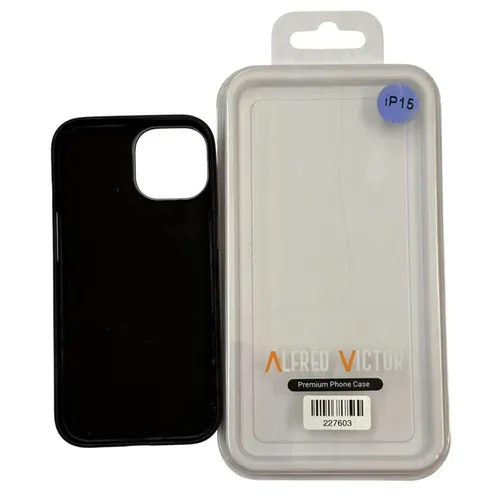 Alfred Victor Fabric Case For iPhone 15 (Camo Black)