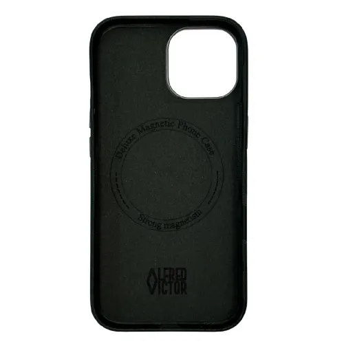Alfred Victor Fabric Case For iPhone 15 (Camo Green)