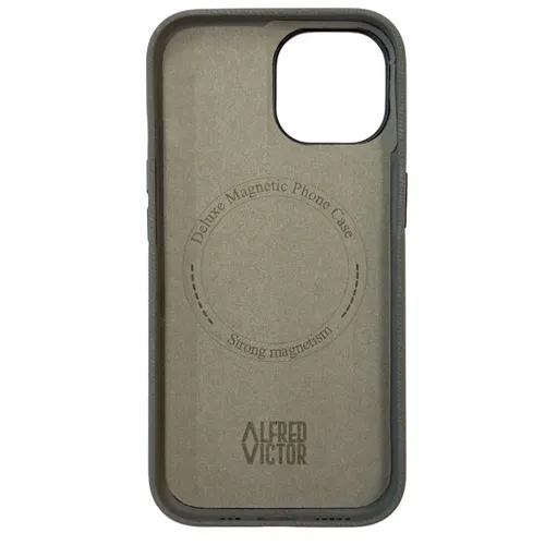 Alfred Victor Fabric Case For iPhone 15 (White)