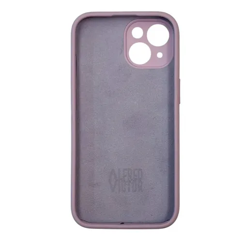 Alfred Victor Silicon Case For iPhone 15 (Cream)