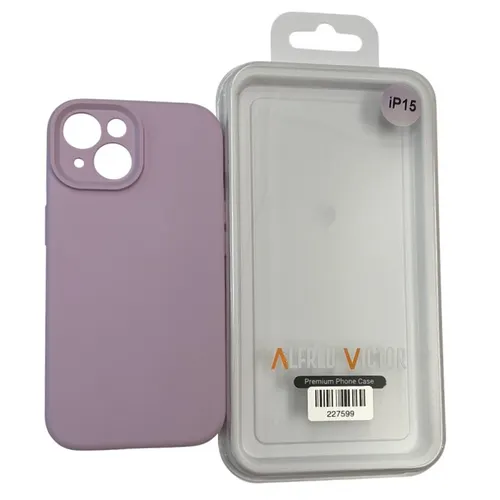 Alfred Victor Silicon Case For iPhone 15 (Cream)