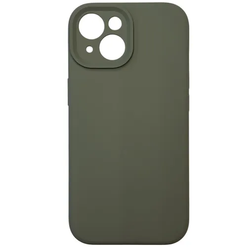 Alfred Victor Silicon Case For iPhone 15 (Light Green)