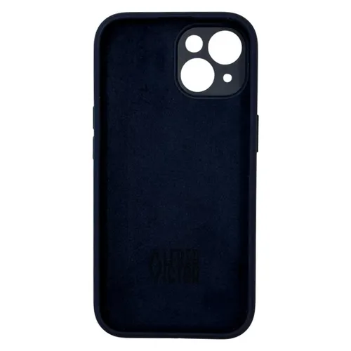 Alfred Victor Silicon Case For iPhone 15 (Blue)