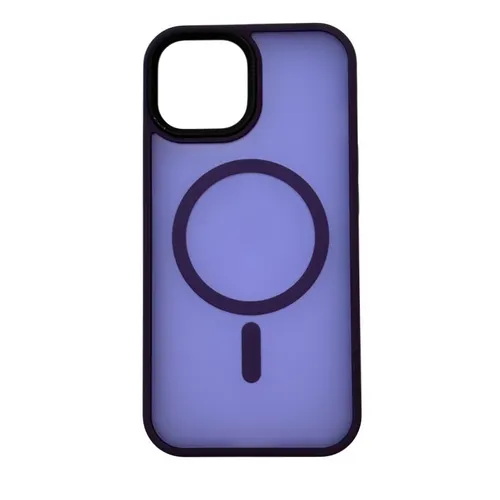 Alfred Victor Translucent Case For iPhone 15 (Purple)