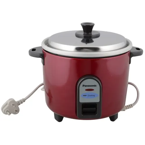 Panasonic SR-WA10E(Z9) Electric Rice Cooker with 1 Litre cooking capacity | Automatic cooking (Red)