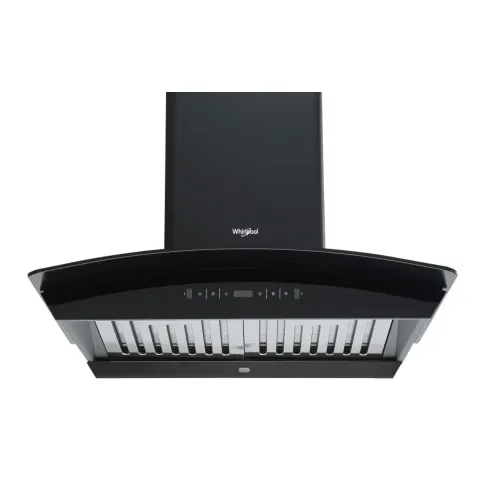 Whirlpool CG 601 HAC BLDC HOOD 60 cm Wall Mounted Chimney with 2 Baffle Filters | Touch Control | Auto-Clean (Black)