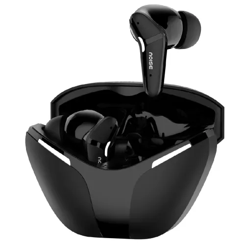 Noise Buds MVP 102 True Wireless Earbuds with 60H Playtime, 40ms Ultra Low Latency, Quad Mic System, Breathing LED, Dual Device Pairing (Onyx Black)