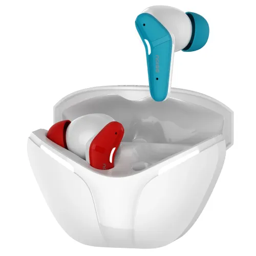 Noise Buds MVP 102 True Wireless Earbuds with 60H Playtime, 40ms Ultra Low Latency, Quad Mic System, Breathing LED, Dual Device Pairing (Valant White)