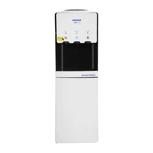 Voltas Minimagic Spring RV Plus Water Dispenser with 18 Litres Cooling Cabinet | Silent Opertion | LED Indicators | Anti-corrosive Pre-coated Body (White)