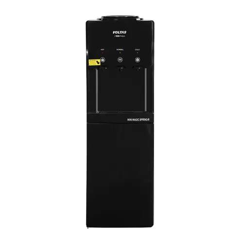 Voltas Minimagic Spring RV Plus Water Dispenser with 18 Litres Cooling Cabinet | Silent Opertion | LED Indicators | Anti-corrosive Pre-coated Body (Black)
