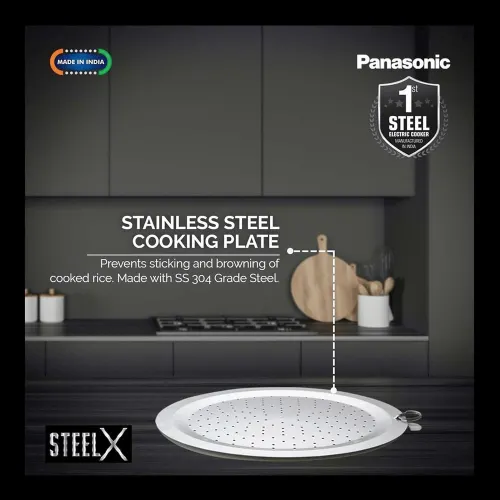 Panasonic Stainless Steel Automatic Electric Rice Cooker with 1.8 Liter | â?00 Watts (Silver) 5 Panasonic Stainless Steel Automatic Electric Rice Cooker with 1.8 Liter | â?00 Watts (Silver)