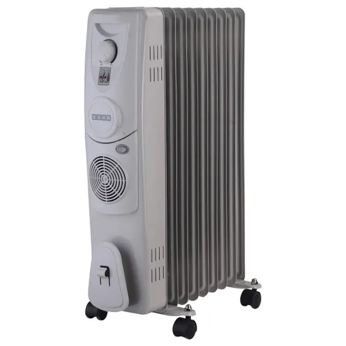 Usha OFR - 4209 F PTC Room Heater with Adjustable Thermostat | Over Heat Protection | Inbuilt Handle | Tip Over Protection (White)