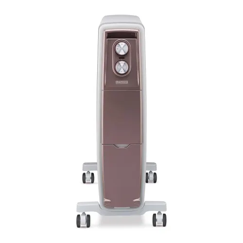 Morphy Richards Thermocore XR Analog 15 Fins Oil Free Radiator Room Heater with Twin Copper Heating Elements | Silent Operation (White & Rose Gold)