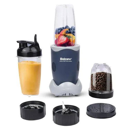 Balzano Bullet Mixer Blender 400W with 3-Jar Capacity | Mixer, Grinder & Blender | Smoothie And Juices Maker | Italian Design (âLamborghini Blue)