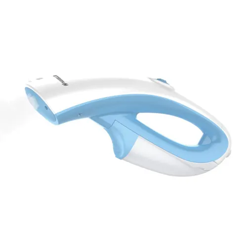 Havells Wrinkly 920 Watts Hand Held Garment Steamer with Powerful Dual Steam Setting | 150 ml Water Tank Capacity | Quick Steam (Blue & White)