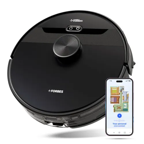 Eureka Forbes Smartclean Home Mapping Pro Vacuum Cleaner with 3-in-1 Cleaning System | 4L Capacity | 5000Pa HyperSuction Power | 5-Hour Runtime (Black)