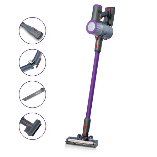 Eureka Forbes K22 Supersilent Vacuum Cleaner with Powerful Cyclonic Technology | 24000 Pa Suction Power | 50 Minutes Runtime | 4 Stage Filtration (Black)