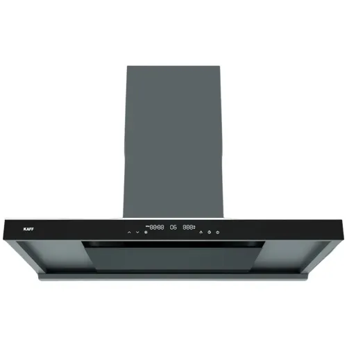 KAFF MISSONI 90 Chimney with 1280m3/hr Suction Capacity | Ducted Auto Clean Wall Mounted  | Parametric Suction Technology (Black)