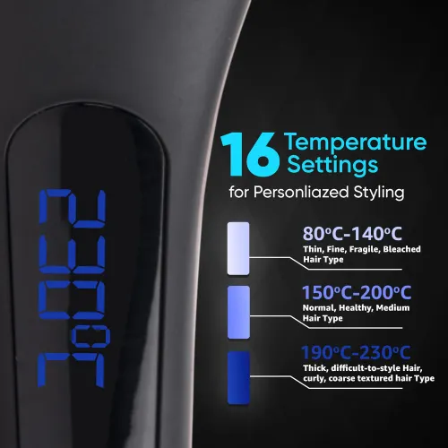 Vega X-Star Hair Straightener with 16 Temperature settings | Black (VHSB-03) 5 Vega X-Star Hair Straightener with 16 Temperature settings | Black (VHSB-03)