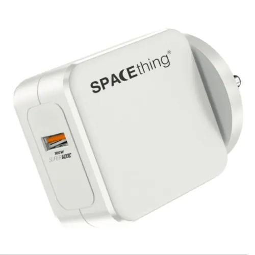 SPACEthing RAPID 100W SuperVooc Fast Charger With USB-A To USB-C Cable