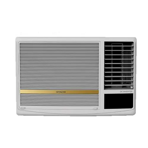 Hitachi 1.5 Ton 5 Star Inverter Window AC | 100% Copper | Anti-Corrosive Coating | Auto Power Save Mode | On Off Timer (Shizuka, RAW518HHEO | White) 2025 Model