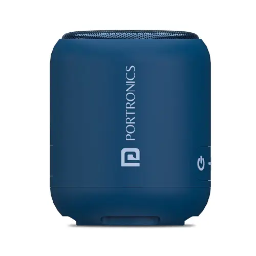 Portronics SoundDrum 1 Portable Bluetooth Speaker with Multiple Bluetooth Connectivity, 8 to 10 Hours of Playback time (Blue)