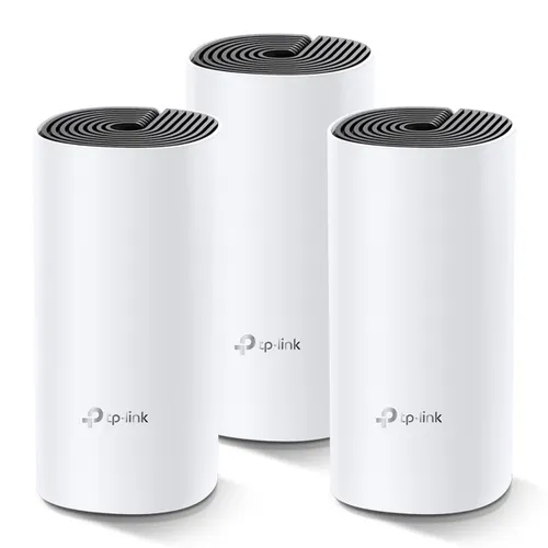 TP-Link Deco M4 Whole Home Mesh Wi-Fi System, Seamless Roaming and Speedy (Ac1200), Dual_Band, Work with Amazon Echo/Alexa, Router and Wi-Fi Booster, Parent Control Router, Pack of 3