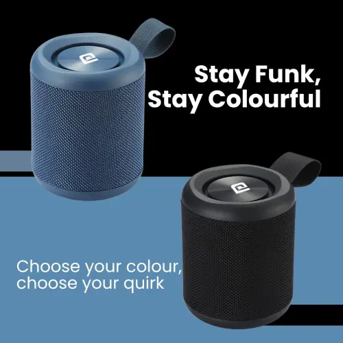 Portronics SoundDrum P 20W Portable Bluetooth Speaker with Type C Charging, 6-7 hrs Playback Time (Blue) 5 Portronics SoundDrum P 20W Portable Bluetooth Speaker with Type C Charging, 6-7 hrs Playback Time (Blue)