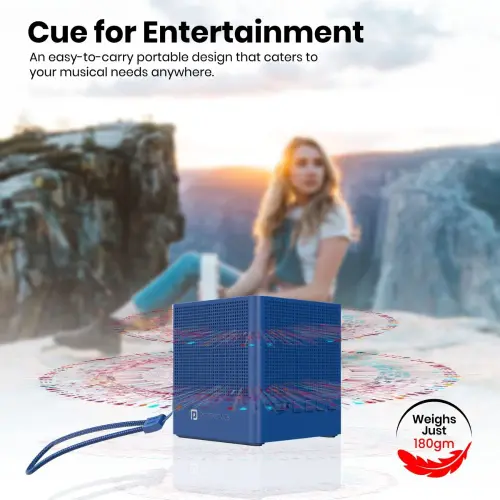 Portronics Bounce 2 5W Portable Bluetooth Speaker with in-Built FM Radio, 5 hours Playtime, 1000mAh Battery (Blue) 7 Portronics Bounce 2 5W Portable Bluetooth Speaker with in-Built FM Radio, 5 hours Playtime, 1000mAh Battery (Blue)