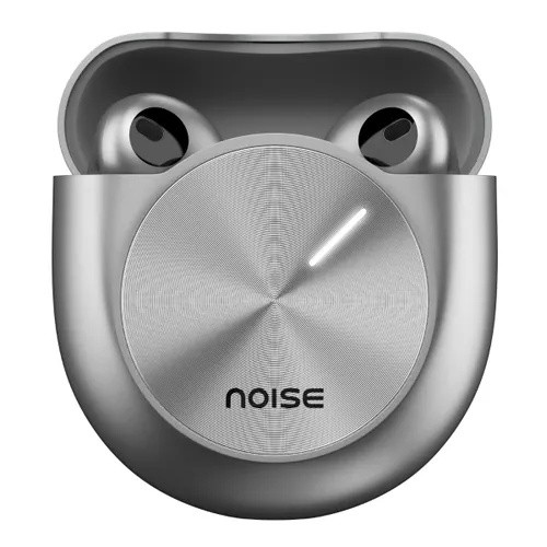 Noise Master Buds, Sound by Bose TWS Earbuds with  44hrs playback time, Adaptive ANC, Dual Pairing, 50ms Ultra Low Latency ,6 mic ENC, Silver