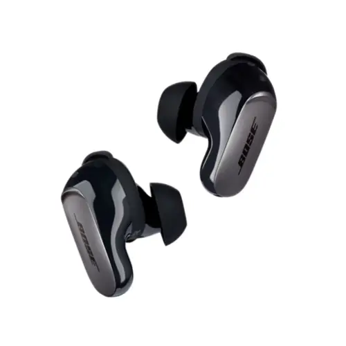 Bose QuiteComfort Ultra Earbuds with Simple Touch Controls, Bluetooth V5.3, World Class Noise Cancellation (Black)