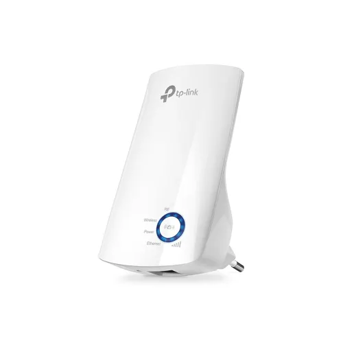 TP-Link TL-WA850RE Single_Band 300Mbps RJ45 Wireless Range Extender, Broadband/Wi-Fi Extender, Wi-Fi Booster/Hotspot with 1 Ethernet Port, Plug and Play, Built-in Access Point Mode, White