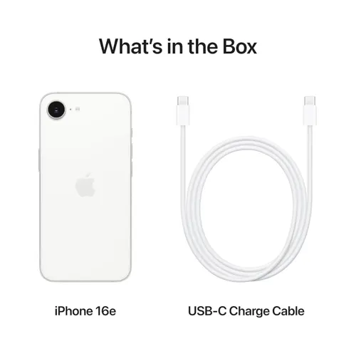 Apple iPhone 16e (512GB Storage, White) 6 Apple iPhone 16e (512GB Storage, White)