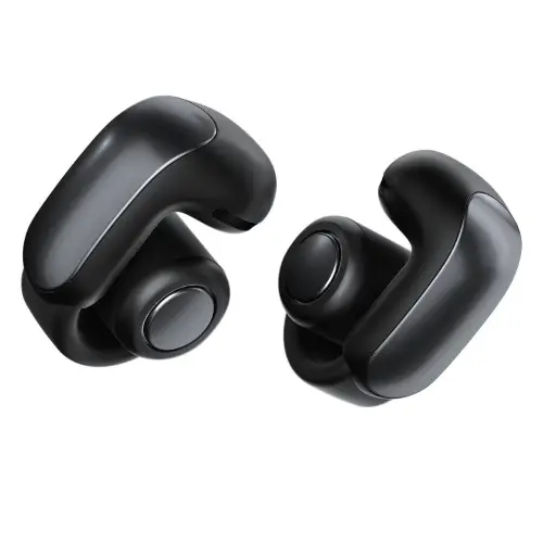 Bose Ultra Open Earbuds with IPX4 Water Resistance, Auto Volume, Seamless connection, Button Controls (Black)