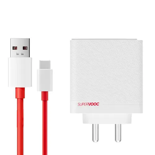 OnePlus SUPERVOOC 100W Dual Ports Power Adapter, White