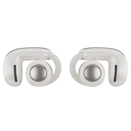 Bose Ultra Open Earbuds with IPX4 Water Resistance, Auto Volume, Seamless connection, Button Controls (Smoke White)