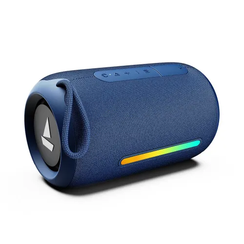 boAt 358 Pro Portable Bluetooth Speaker with 14W boAt Signature Sound, 12 Hours Playback, RGB LED Design, Vibing Blue