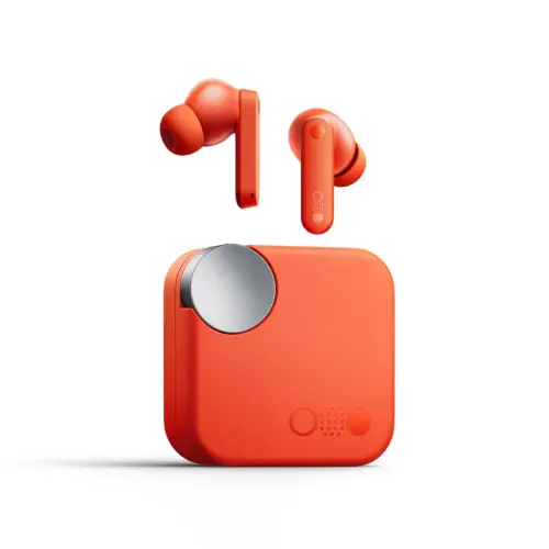 CMF by Nothing Buds with Dual Device Connection, Upto 8 hours of playback, IP54 Dust and Water Resistance, 42db ANC with Transparency Mode (Orange)