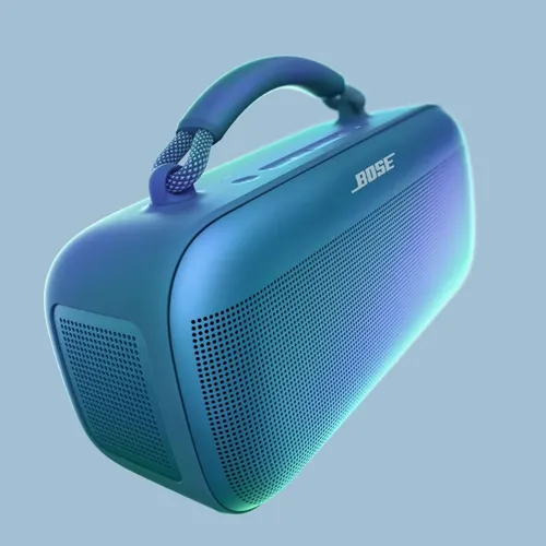 Bose SoundLink Max Portable Bluetooth Speaker (IP67 Waterproof, Deep Bass, Stereo Channel, Blue)