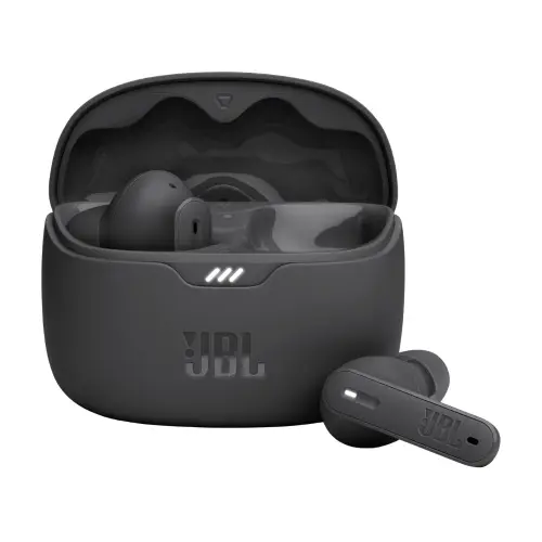 JBL Tune Beam True wireless Noise Cancelling Earbuds with 6mm drivers, JBL Pure Bass Sound (Black)