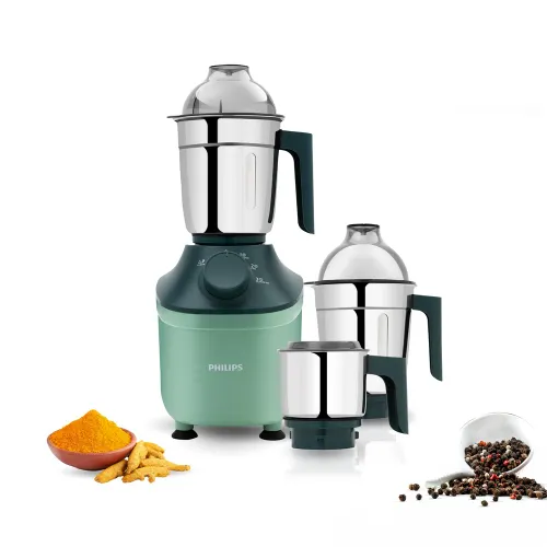 PHILIPS 800 Watt 3 Jars Mixer Grinder with MicroGrind Technology, Stainless Steel Blades, (HL7773/02, Green) 8 PHILIPS 800 Watt 3 Jars Mixer Grinder with MicroGrind Technology, Stainless Steel Blades, (HL7773/02, Green)