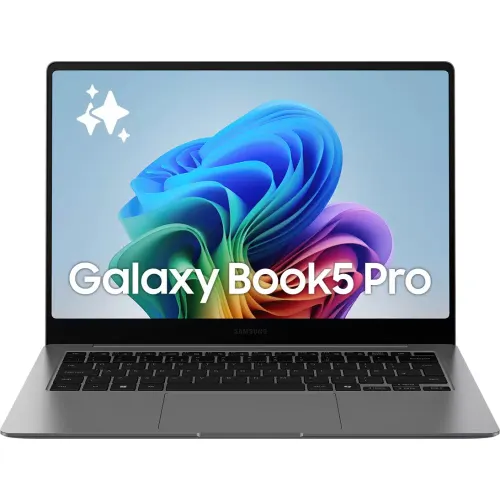 Samsung Galaxy Book5 Pro Laptop (Intel Core Ultra 5/ 16GB LPDDR5X RAM/ 512GB SSD/ 14 Inch (35.56 cm) WQXGA+ Dynamic AMOLED 2X Display/ Intel ARC Graphics/ Windows 11/ MS-Office) NP940XHA-LG1IN