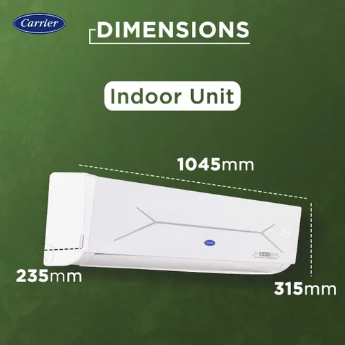 Carrier 2 Ton 3 Star Flexicool Inverter Split AC | Coppper | 6 in 1 Convertible | HD and PM 2.5 Filter | White) 2025 Model 4 Carrier 2 Ton 3 Star Flexicool Inverter Split AC | Coppper | 6 in 1 Convertible | HD and PM 2.5 Filter | White) 2025 Model