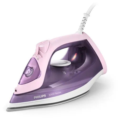 Philips 3000 Series Steam Iron with 2200 W Power | 300 ml Water Tank | 35 g/min Continuous Steam | 160 g Steam Boost | Ceramic Soleplate | Drip Stop Technology (DST3020/30)