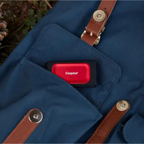 Kingston XS1000 1TB Portable SSD | USB 3.2 Gen 2 | Ultimate Portability | Up to 1,050MB/s Read, 1,000MB/s Write (Red) 4 Kingston XS1000 1TB Portable SSD | USB 3.2 Gen 2 | Ultimate Portability | Up to 1,050MB/s Read, 1,000MB/s Write (Red)