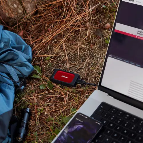 Kingston XS1000 1TB Portable SSD | USB 3.2 Gen 2 | Ultimate Portability | Up to 1,050MB/s Read, 1,000MB/s Write (Red) 5 Kingston XS1000 1TB Portable SSD | USB 3.2 Gen 2 | Ultimate Portability | Up to 1,050MB/s Read, 1,000MB/s Write (Red)
