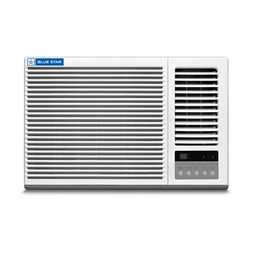 Bluestar 1.5 Ton 3 Star Fixed Speed Window AC | Turbo Cool | Dry Mode | Auto Restart with Memory | High Cooling Performance (WFE318P, White) 2025 Model